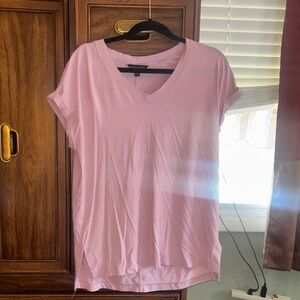 Banana Republic Light Pink V-Neck Tee